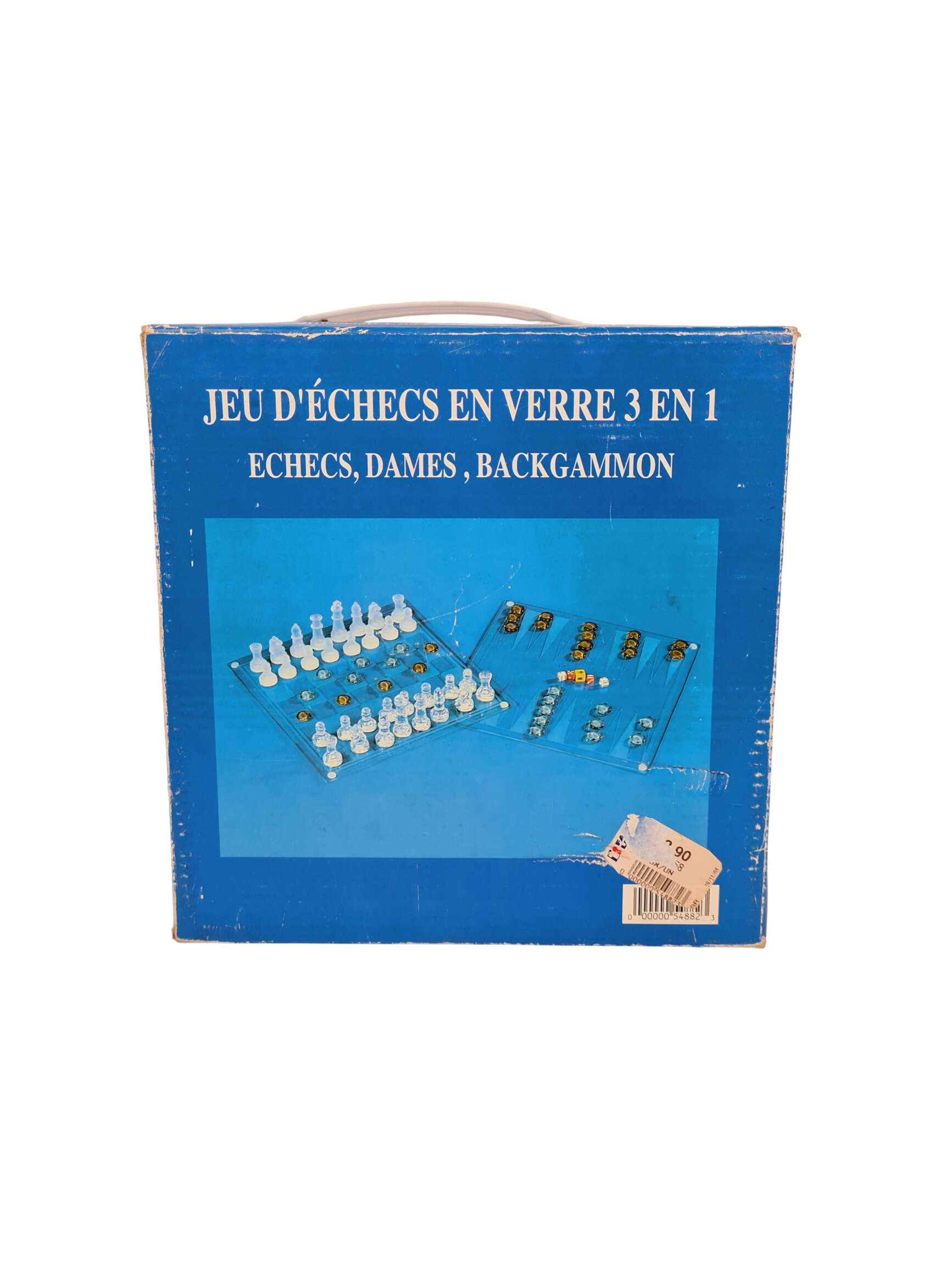 Jeu de stratégie - Jeu d'échecs en verre 3 en 1 - Dès 7 ans Bon état -  reconditionné disponible sur Label Emmaüs